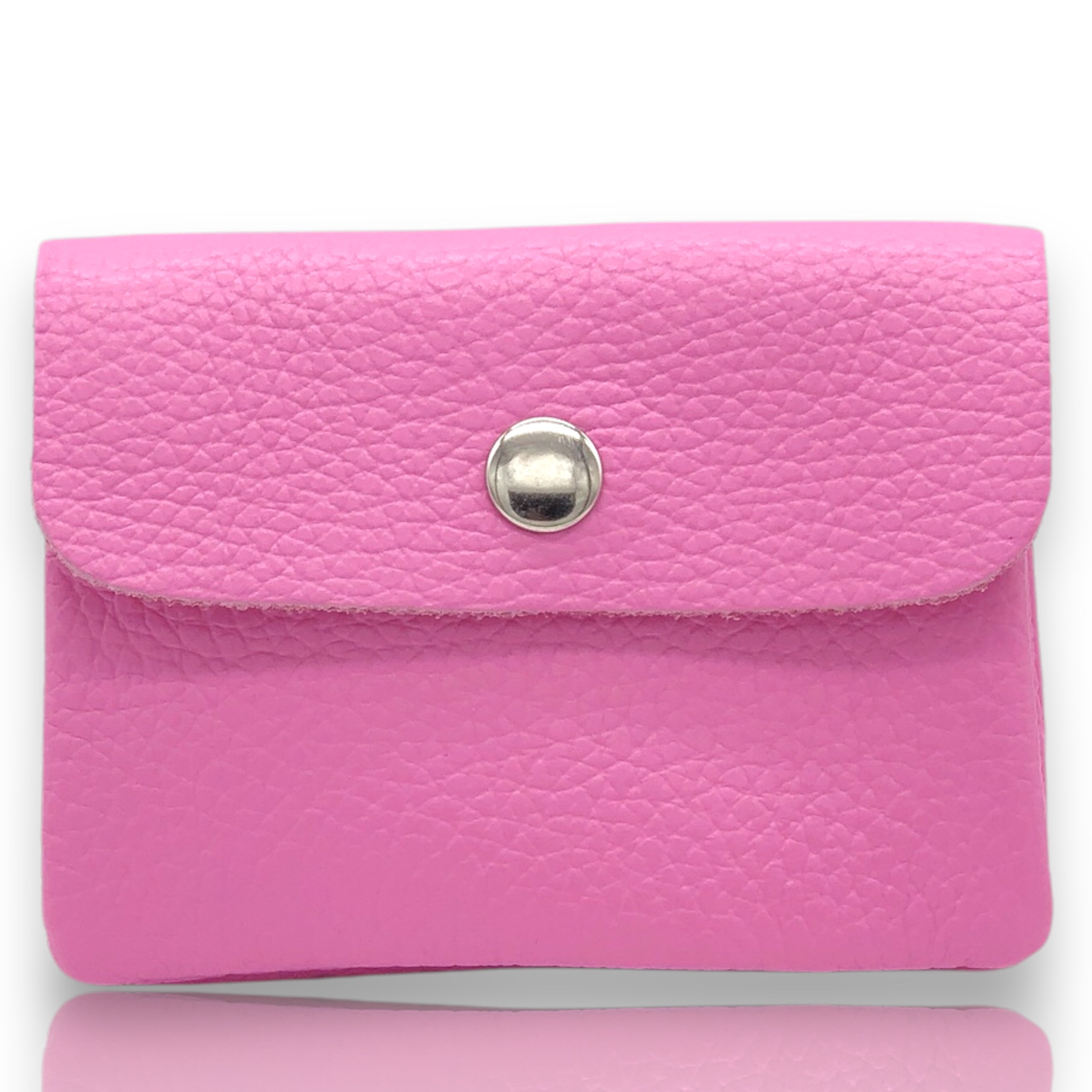 HELO Portamonete donna in Vera Pelle Made in Italy con Cerniera