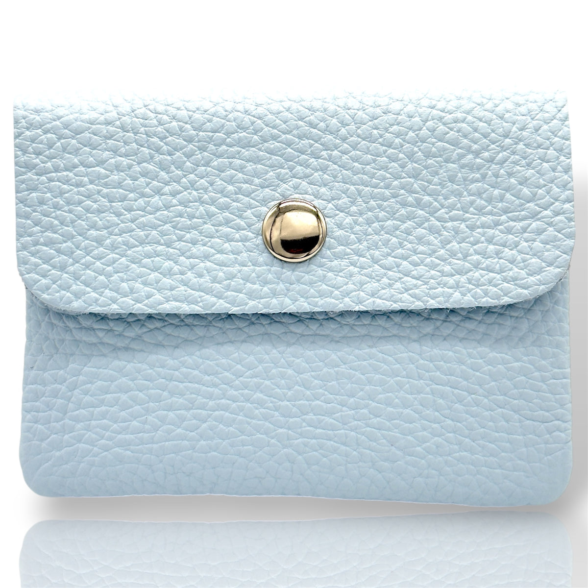 HELO Portamonete donna in Vera Pelle Made in Italy con Cerniera