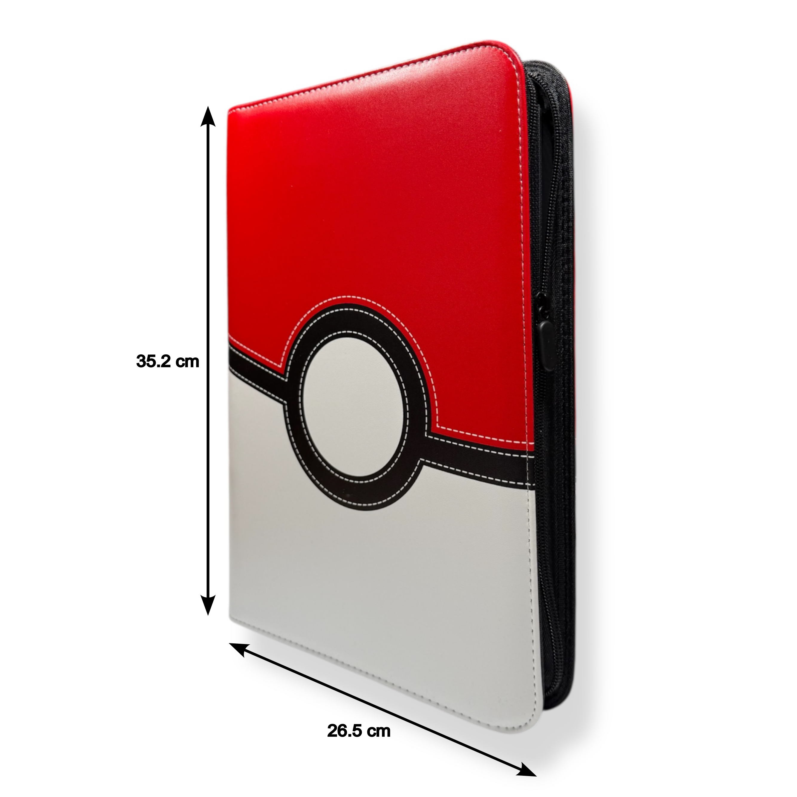 HELO Album de classement de cartes 360 pochettes avec fermeture éclair SANS PVC pour cartes à collectionner (Pokémon, Magic, Lorcana, One Piece)