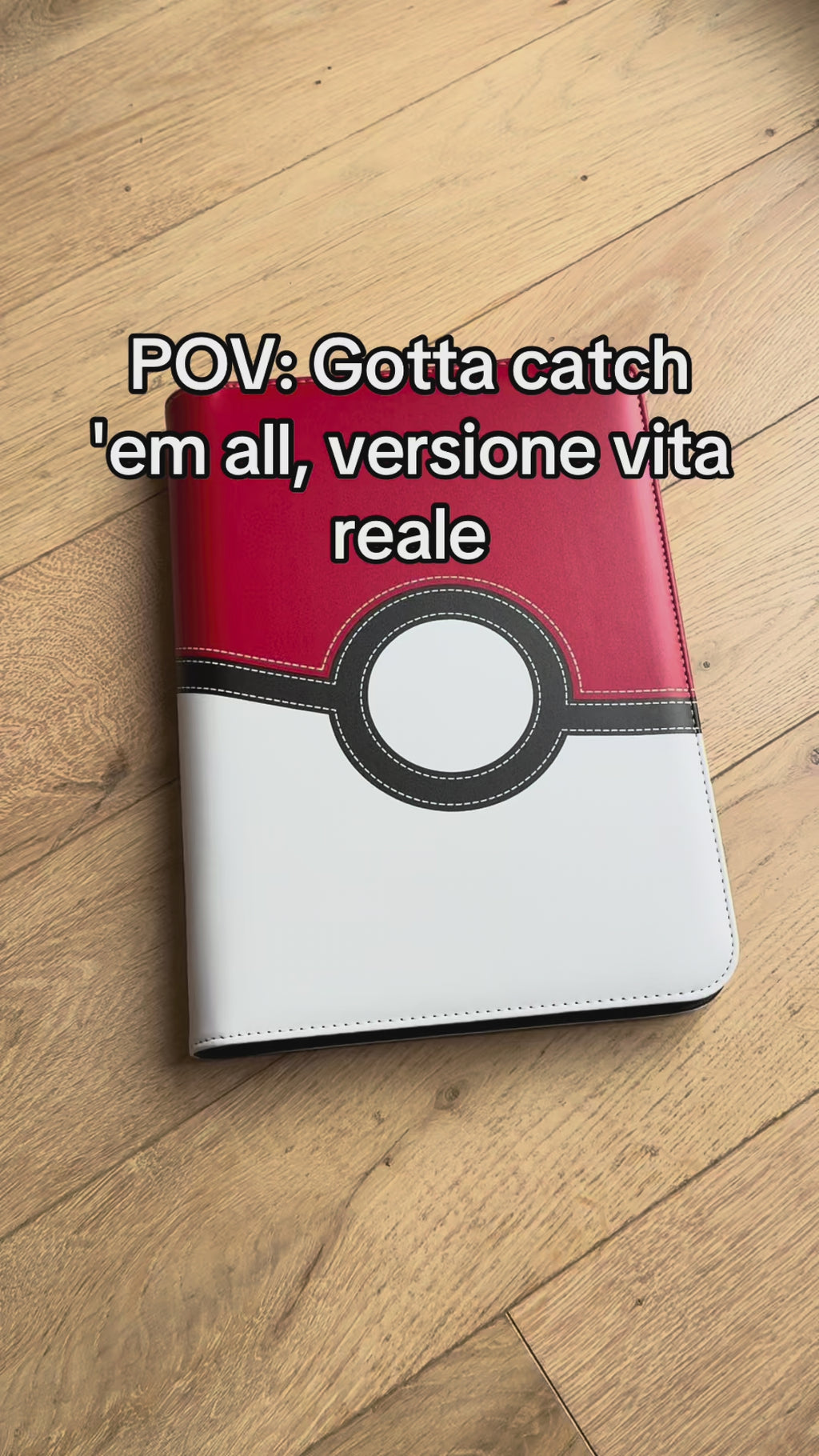 HELO Album Raccoglitore Carte 360 Tasche con Cerniera ZIP NO PVC Per Carte Collezionabili (Pokemon, Magic, Lorcana, One Piece)