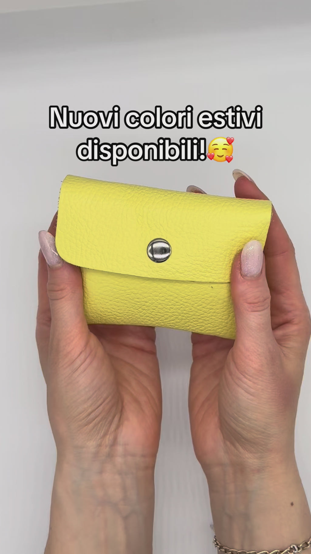 HELO Portamonete Donna Piccolo in Vera Pelle, Portafoglio Compatto con Cerniera, Pratico e Tascabile
