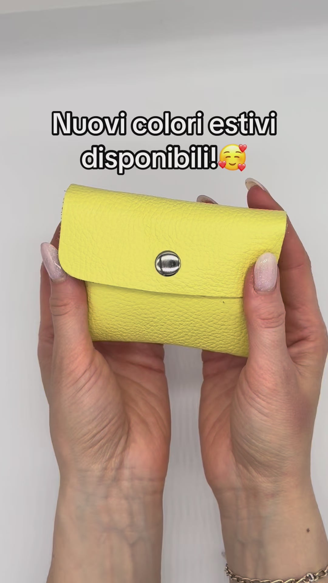 HELO Portamonete Donna Piccolo in Vera Pelle, Portafoglio Compatto con Cerniera, Pratico e Tascabile